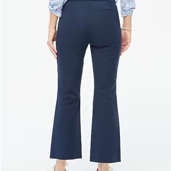 J. Crew Factory Kelsey flare pant in Navy Blue NWOT size 6 - Picture 6 of 16